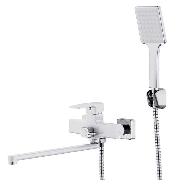 Смеситель для ванны FRUD R22153, белый