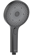AQ2007MB ОБЕРОН ручной душ Select 130 3 jet, матовый черный