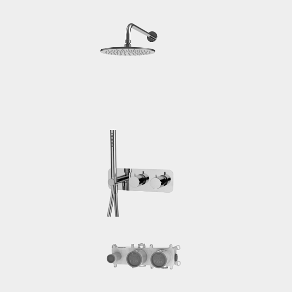 Душевой комплект Fima Carlo Frattini Shower systems, хром (F3149WX3RP252CR)