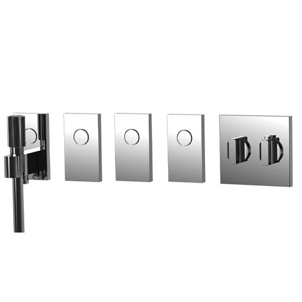 Смеситель для душа Fima Carlo Frattini Switch, на 4 потребителя, хром (F5948CR)
