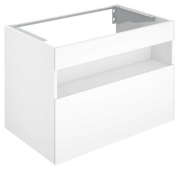 32862300100 STAGELINE Тумба под умывальник 800x625x490 mm, подсветка,розетка+USB/USB-C. 1 выдвижной ящик, пластиковый сифон 1 1/4 x 32, белый/белый