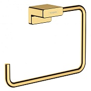Кольцевой полотенцедержатель HANSGROHE AddStori Полированное золото (41754990)