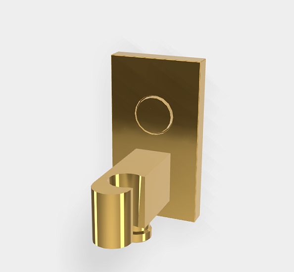 Шланговое подсоединение Fima Carlo Frattini Switch, золото (F5924/1OR)