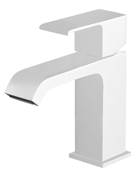 Смеситель на раковину Cezares Porta, белый матовый (PORTA-LS1-BIO)