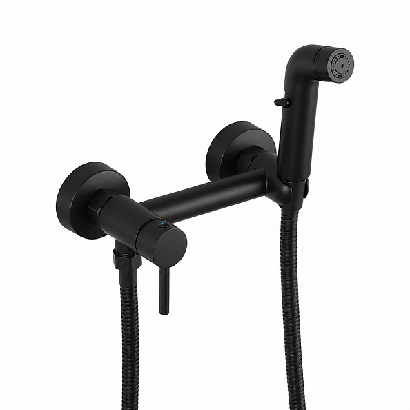 Гигиенический душ со смесителем FRUD R7503-6, черный