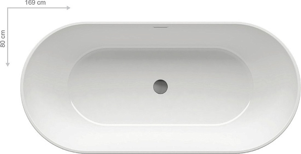 Акриловая ванна Ravak Freedom (XC00100020) (169х80)
