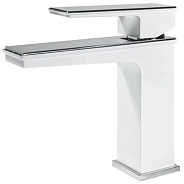 Смеситель для раковины Grocenberg GB2088WC, белый/хром