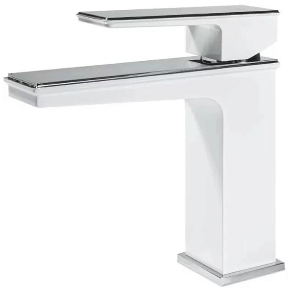 Смеситель для раковины Grocenberg GB2088WC, белый/хром