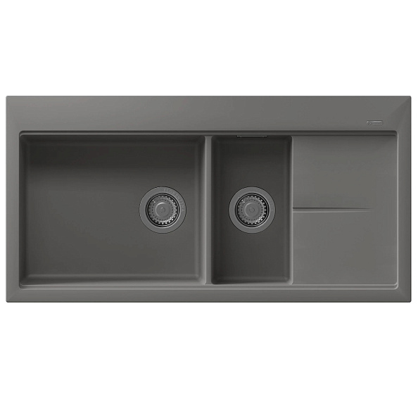 Кухонная мойка с разделочной доской Florentina РОССАНА 20.335.E1000.307, серый шёлк