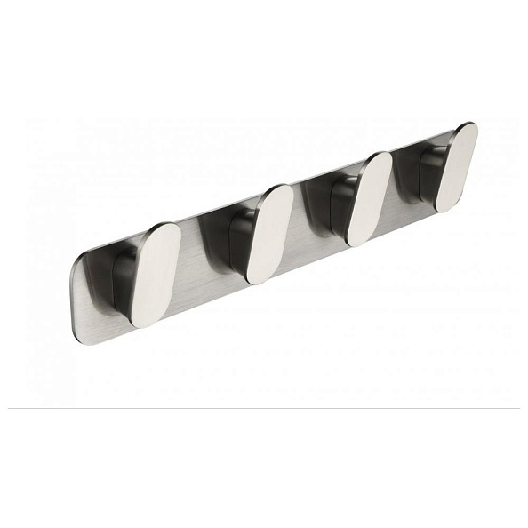 Планка с 4 крючками Grocenberg AC0054NK, никель