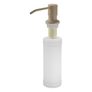 Дозатор для кухонной мойки GranFest 002 "Круглый", песочный