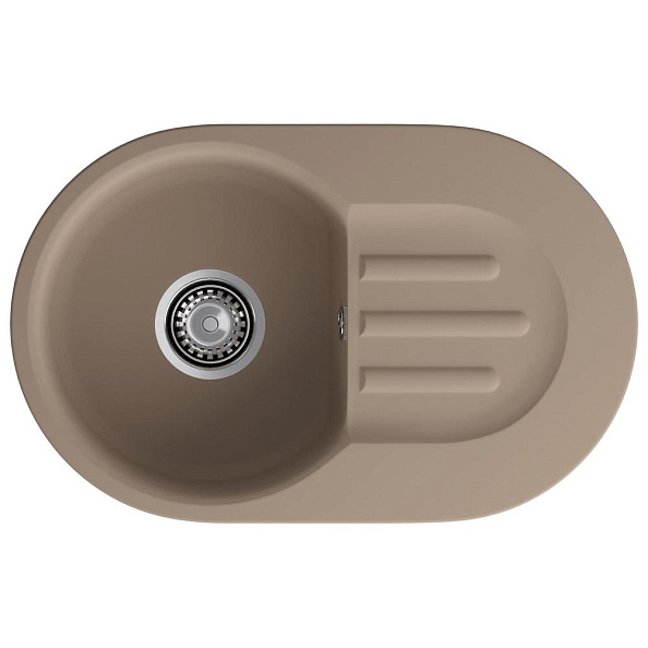 Кухонная мойка GranFest SMART 685L, песочный