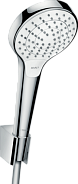 Душевой набор Hansgrohe Croma Select S Vario с держателем и шлангом 160 см белый/хром (26411400)