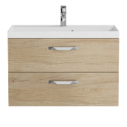 База под раковину подвесная BelBagno Aurora 796х500х445 мм, Rovere Nebrasca Nature (AURORA-800-2C-SO-RNN)