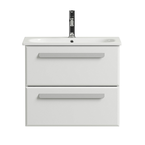 База под раковину подвесная Cezares Eco 570х450х500, Bianco Lucido (ECO-CER-600-2C-SO-BL)