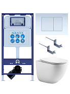 SET AQUATEK ГЕЛИОС-009 INS25 (рама AQUATEK INS-0000025 + крепление KKI-0000002 + панель KDI-0000009 + унитаз AQ1993T-00 ГЕЛИОС с тонким сиденьем sc)