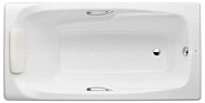 Ванна чугунная Roca Ming 170x85 с отверстиями для ручек, anti-slip A2302G000R