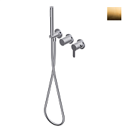 Смеситель для душа Ritmonio Diametro35 Elegance, на 2/3 потребителя, Brushed Gold (PR54GG201GOX)