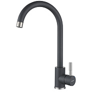 Смеситель для кухни GranFest Z-5410, темно-серый