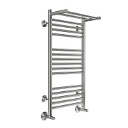 Полотенцесушитель водяной Terminus Аврора с/п П16 400х800, нижнее подключение (4670078529411)
