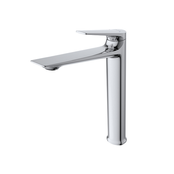 Смеситель для накладной раковины без донного клапана Cezares Liner, хром (LINER-LC-01-W0)