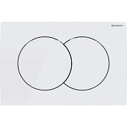 115.107.11.1 Смывная клавиша Geberit Delta01, для двойного смыва: Альпийский белый