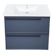 Тумба под раковину подвесная La Fenice Elba TWIN FNC-01-ELB-BG-100-2, синяя