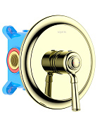 AQ1566PG КЛАССИК смеситель для душа 1 режим (внешняя и скрытая часть), полир. золото