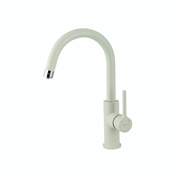 Смеситель для кухни Lemark COMFORT с подключением к фильтру питьевой воды, цвет: жасмин (LM3073PJS)