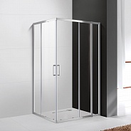 Душевой уголок Cezares Molveno 110x90x195 мм, прямоугольный, хром (MOLVENO-AH-21-90+20-P-Cr)