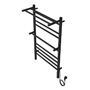 Альфа П10 500х900 электрический (quick touch) Полотенцесушитель Aquatek (черный муар)