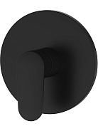 AQ1866MB НИКА смеситель для душа (внешняя и скрытая часть), матовый черный