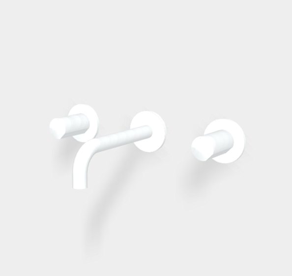 Смеситель для раковины Fima Carlo Frattini So, белый матовый (F3191/5BS)