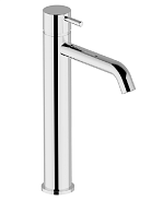 Смеситель для раковины Cisal Less New, высокий, черный матовый (LN00354040)