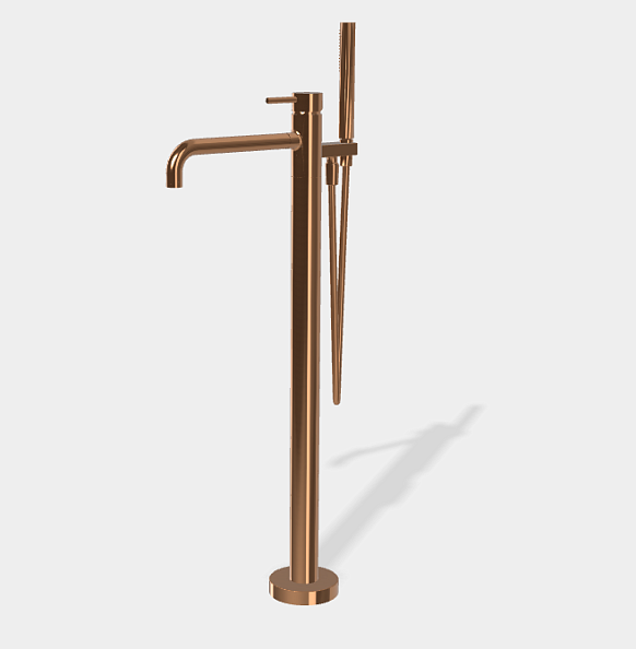 Смеситель для ванны Fima Carlo Frattini Spillo Up, янтарная бронза (F3034/6NZL)