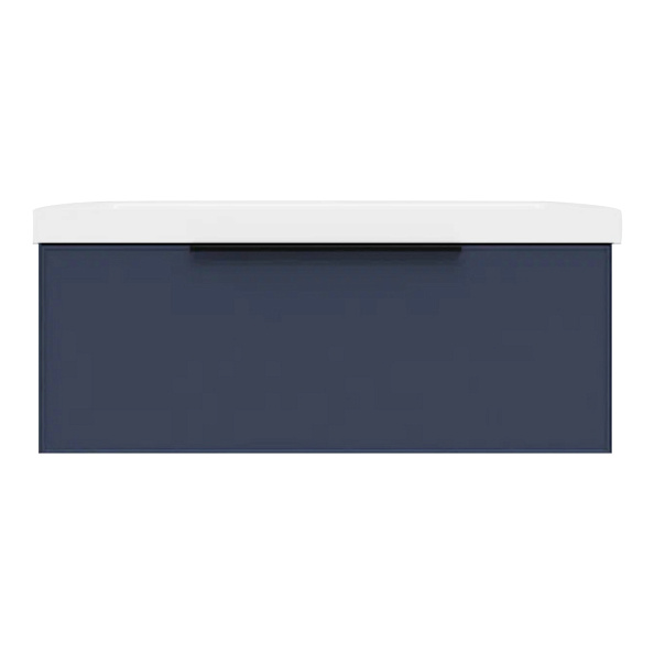 Тумба под раковину подвесная La Fenice SIMPLA FNC-01-SIM-BG-100, синяя