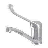 Смеситель для кухни с хирургической ручкой Сантаком stOMEGA 4579, хром