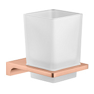 Стакан для ванной комнаты Rav Slezak NIL NLA0201ZRL, розовое золото