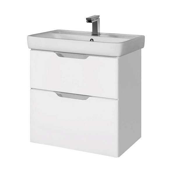 Тумба под раковину подвесная Dreja Q 55 см, белый