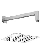 102145013EX+102126699EX SLIM квадратный верхний душ 300x300 мм + держатель верхнего душа 337 мм