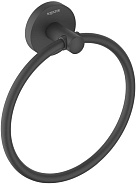 AQ4212MB ОБЕРОН полотенцедержатель кольцо, матовый черный