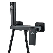 Гигиенический душ со смесителем Rose R1805H-1, черный