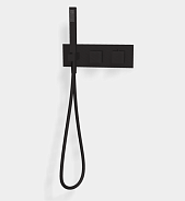 Смеситель для душа Fima Carlo Frattini Fimatherm, на 2 потребителя, черный матовый (F3989WX3NS)