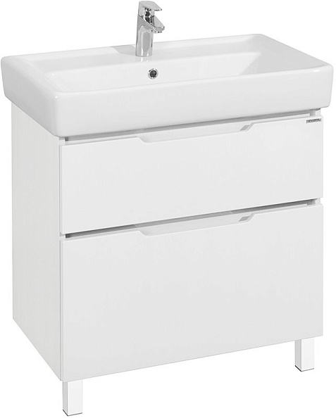 1A2029K0DAAY0 Набор Aquaton: 1A202901DAAY0 Тумба-умывальник Дакота 80 бел/выб дер/ 1WH302084 Раковина Тигода 80