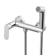 Смеситель Splenka S41.51 с гигиеническим душем настенный, хром