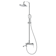 Душевая система со смесителем DQ Stuttgart хром (DA1773701)