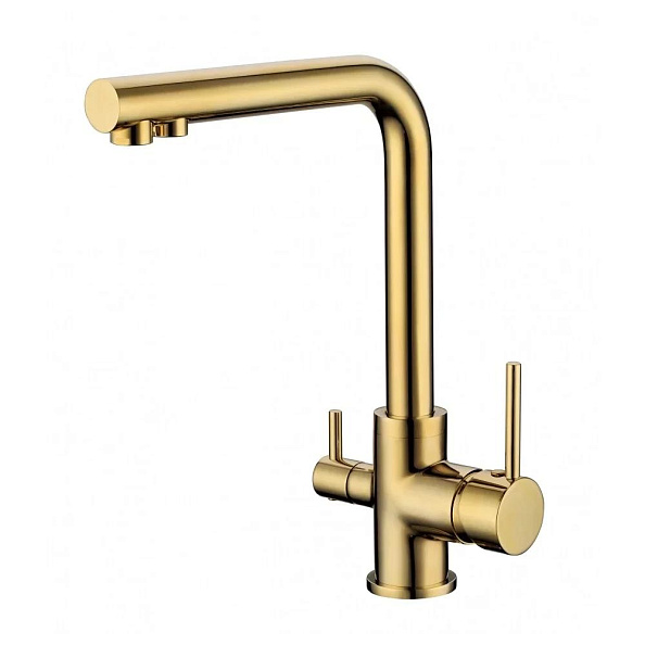 Смеситель для кухни Grocenberg GB40551GO, золото