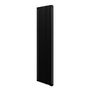 Трубчатый дизайн-радиатор Royal Thermo Shift R22 VC2180 14 секций, черный, нижнее подключение