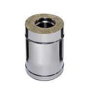 Труба-сэндвич 0,25м Ferrum GS 30-50 (430/0,5мм + нерж.) Ф300х400