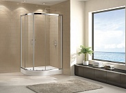 Душевой уголок Cezares Eco 120x90x190 мм, прямоугольный асимметричный, хром (ECO-O-RH-2-120/90-C-Cr)